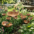 Rustic Wrought Iron Garden Stake Set (3 Piece)